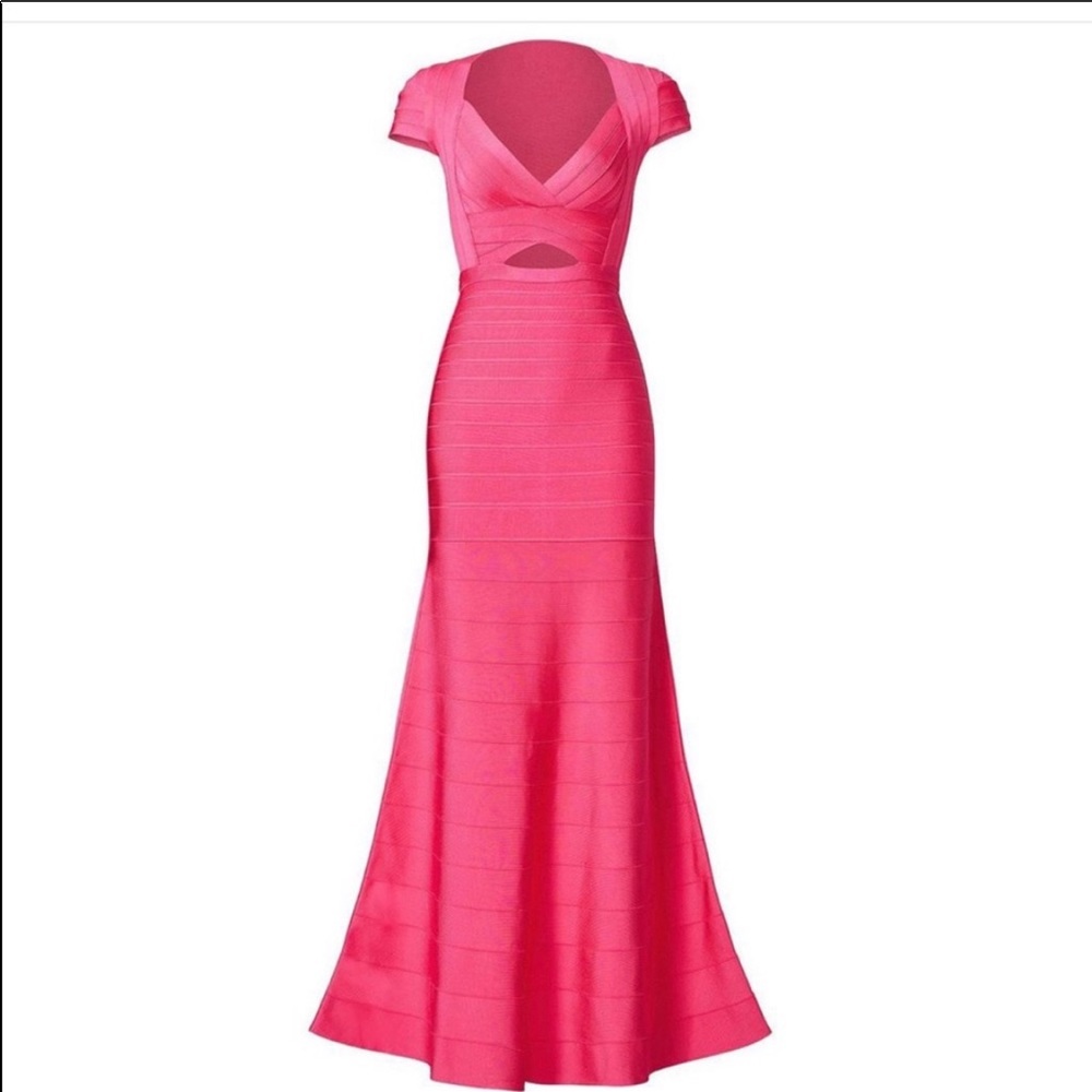 Herve Leger S bandage evening gown